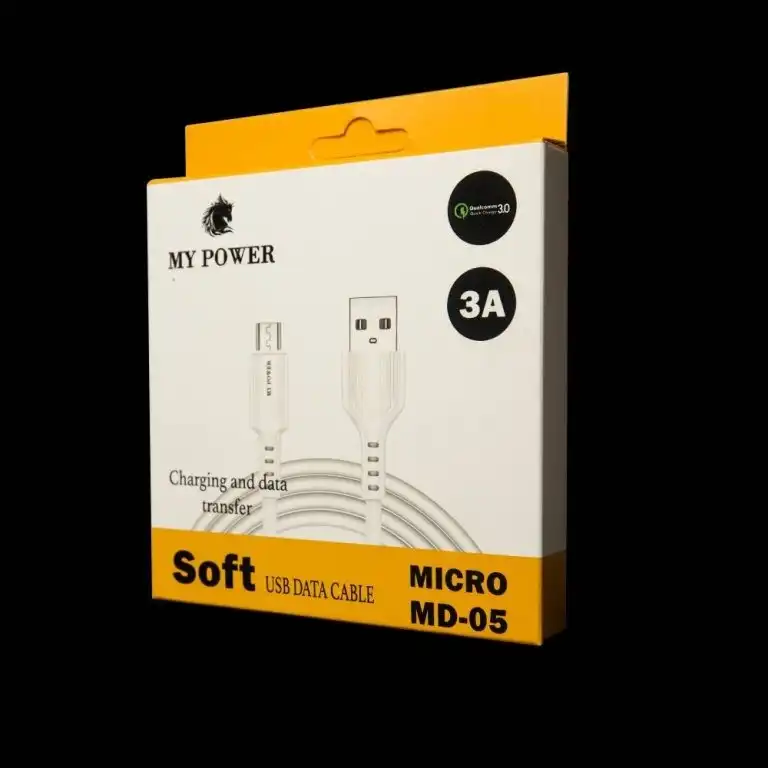 Product image of Data Cable Soft 3A, MD-05 Micro