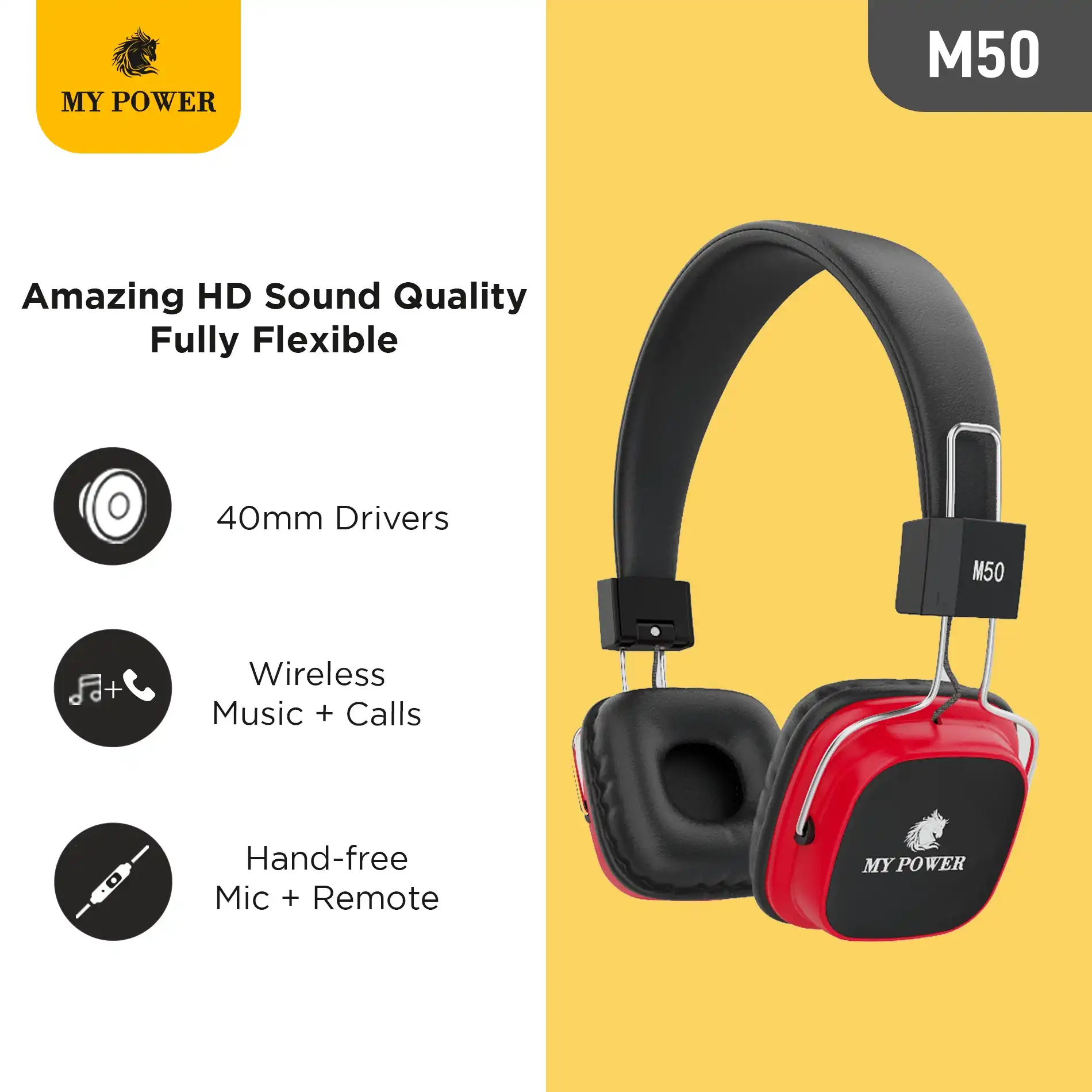 Product image of Bluetooth Headphone M-50