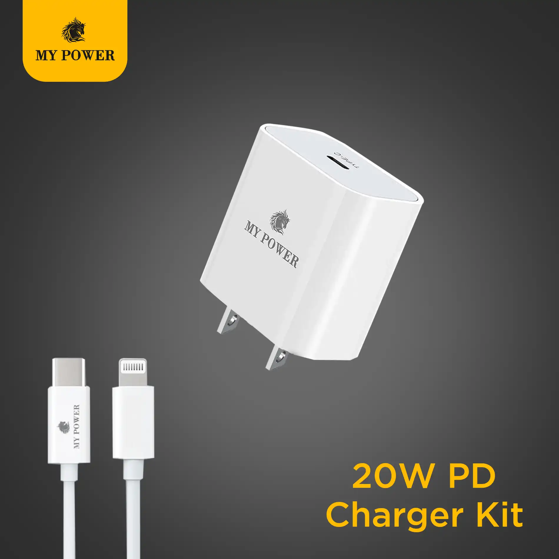 Product image of Charger 20w Pd Type C with Type C to Lightning Cable, MP-98pd
