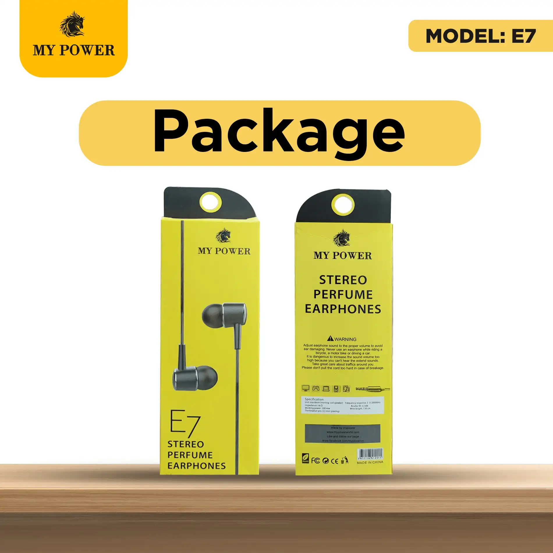 Product image of My Power 3.5mm Perfume Earphone e7