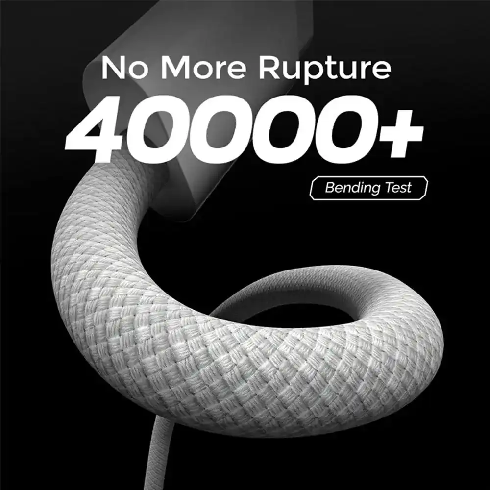 Product image of PD 60W Original USB-C to Type-C Cable for iPhone 15 Plus 16 Pro Max Dual Type C Fast Charging Braided Cable for S24 S25