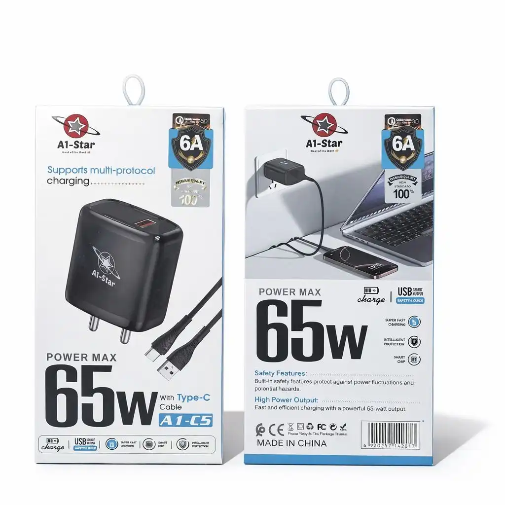 Product image of A1-C5 Adapter – 45W Super Fast Charging