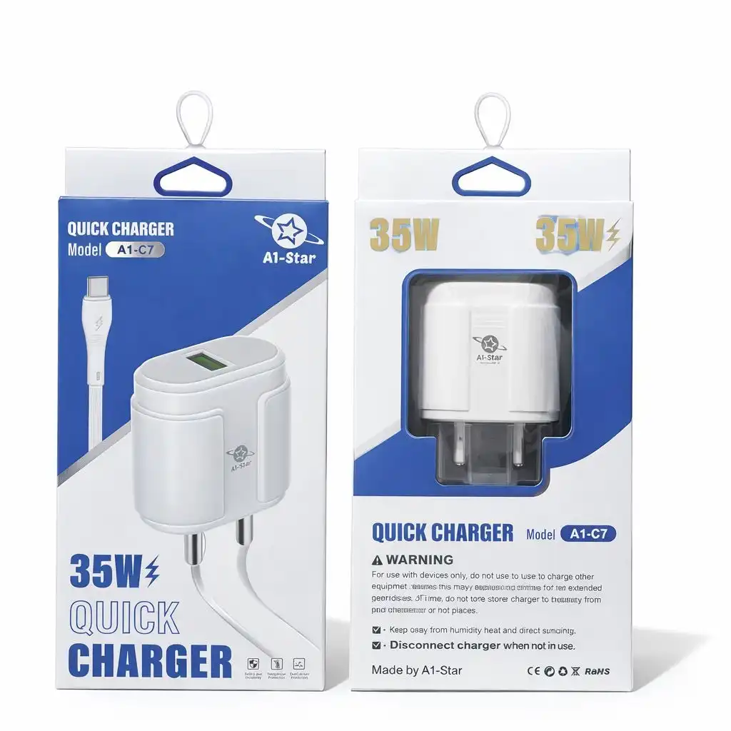 Product image of A1-C7 Adapter – 35W Fast Charging (V8 / Micro USB)