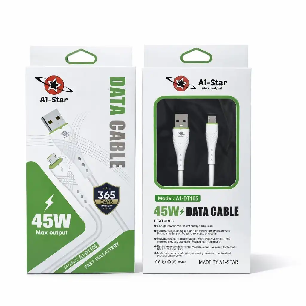 Product image of A1-DT105 Micro Cable – 45W Super Fast Charging