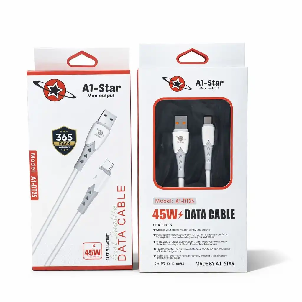 Product image of A1-DT25 Type C  45W Super Fast Charging Cable