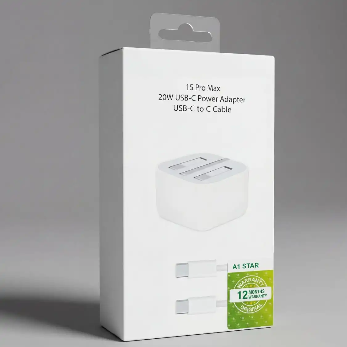Product image of 3Pin iOS & Type-C to Type-C PD Charger – 20W Super Fast Charging