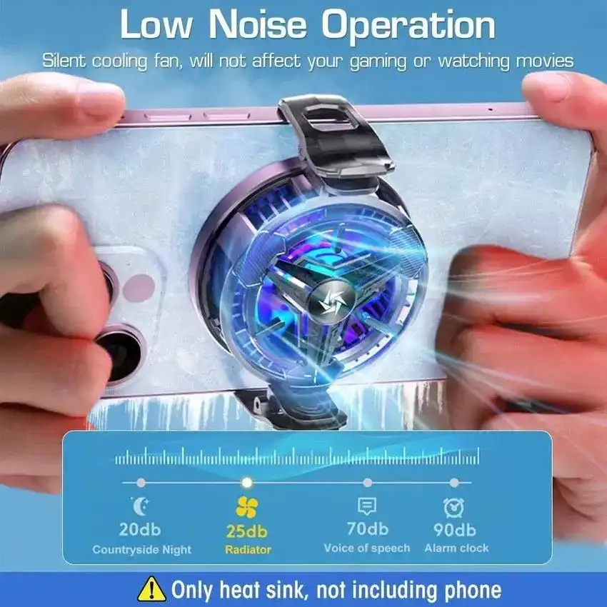 Product image of SL-59 Cell Phone Accessories Magnetic Semiconductor Cooling Fan Radiator Mobile Phone Cooler for Gaming