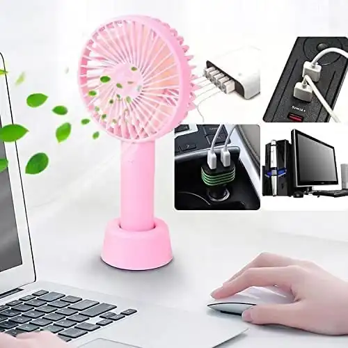 Product image of Mini Handheld Fan – Portable Rechargeable USB Cooling Fan for Kids & Travel