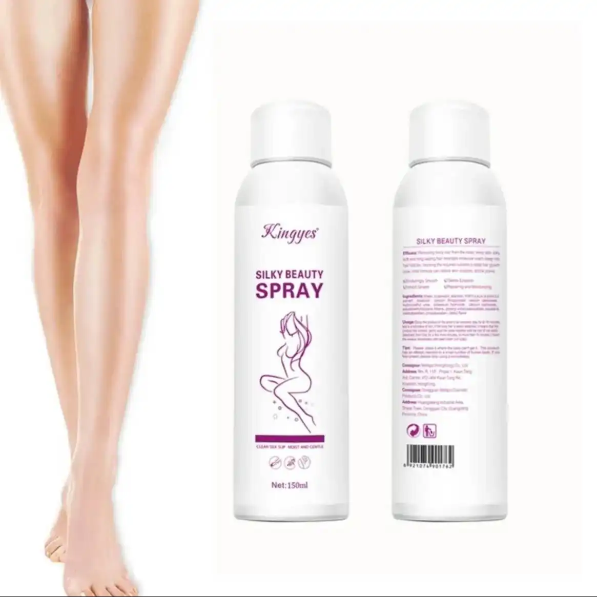 Product image of Kingyes Painless Hair Remover Spray Foam 150 Ml For Unisex (Remove All Types Of Hair)