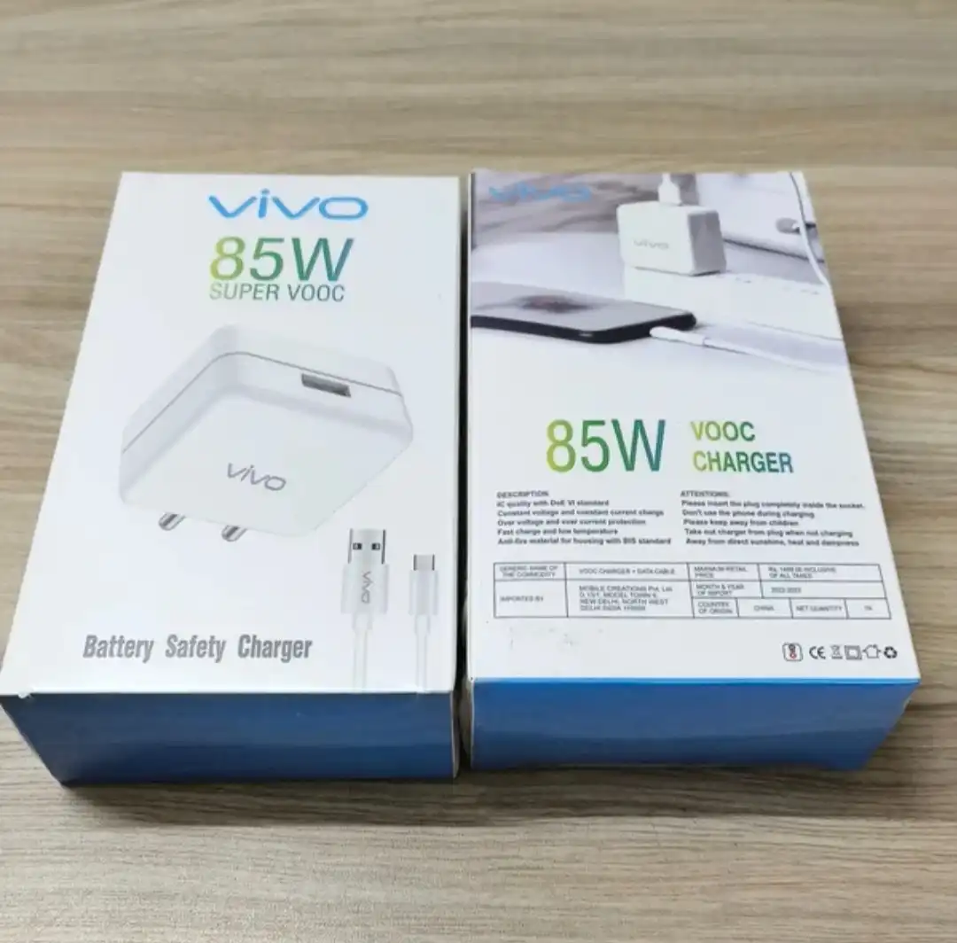 Product image of 85W Super Fast Multi Brand Charger with Type-C Cable for All Type C Mobile , Quick Charging, USB Tethering, and File Transfer Support