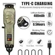 Product image of Professional Rechargeable Hair Trimmer – Type-C Fast Charging Cordless Beard & Hair Clipper