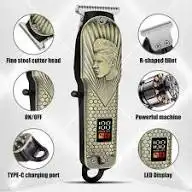 Product image of Professional Rechargeable Hair Trimmer – Type-C Fast Charging Cordless Beard & Hair Clipper