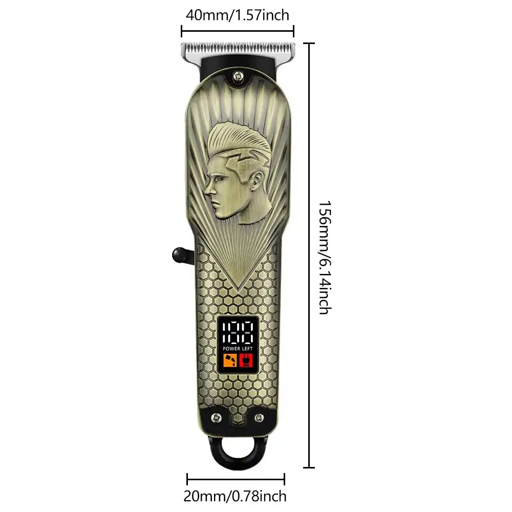 Product image of Professional Rechargeable Hair Trimmer – Type-C Fast Charging Cordless Beard & Hair Clipper