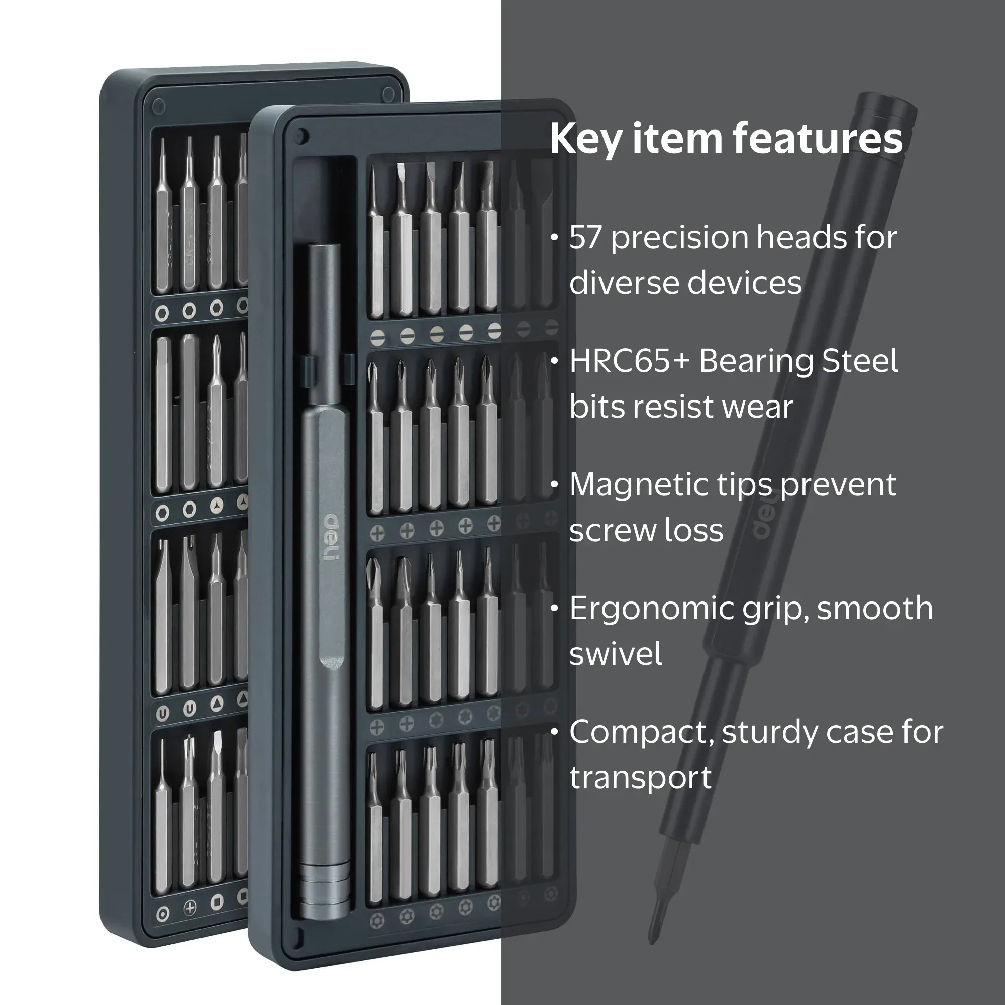 Product image of 24-in-1 Precision Magnetic Screwdriver Set – Mini Repair Tool Kit for Home, Computer, Lapt
