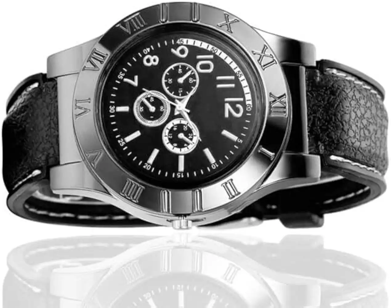 Product image of Fashion Lighter Quartz Wrist Watch – Refillable Gas Lighter Watch for Men with Quartz Movement