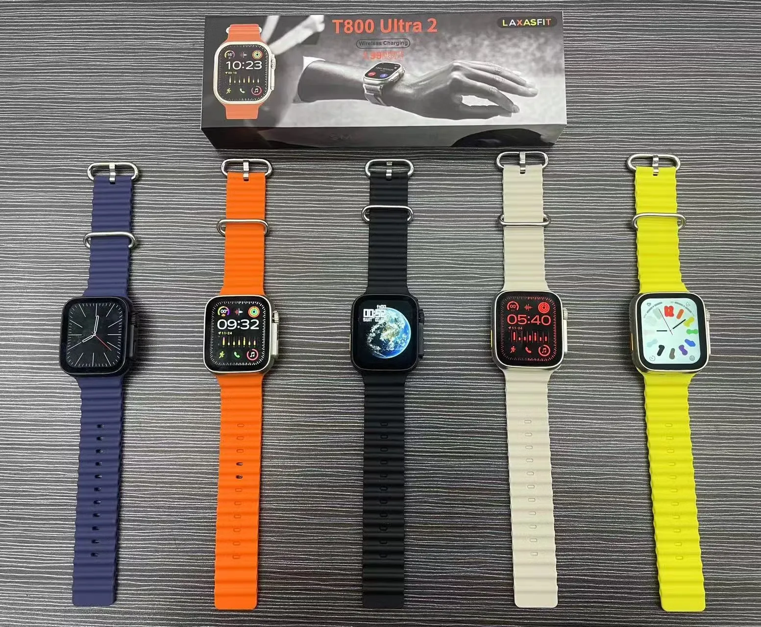 Product image of T800 Smart iWatch Ultra – Bluetooth Calling Smartwatch with 1.99" HD Display, Wireless Charging & IP67 Waterproof