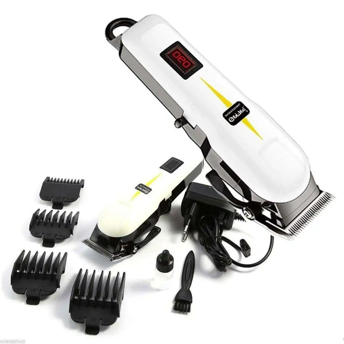 Product image of Geemy GM-6008 Professional Hair Clipper & Beard Trimmer – Rechargeable Cordless Hair Cutting Machine with LCD Display