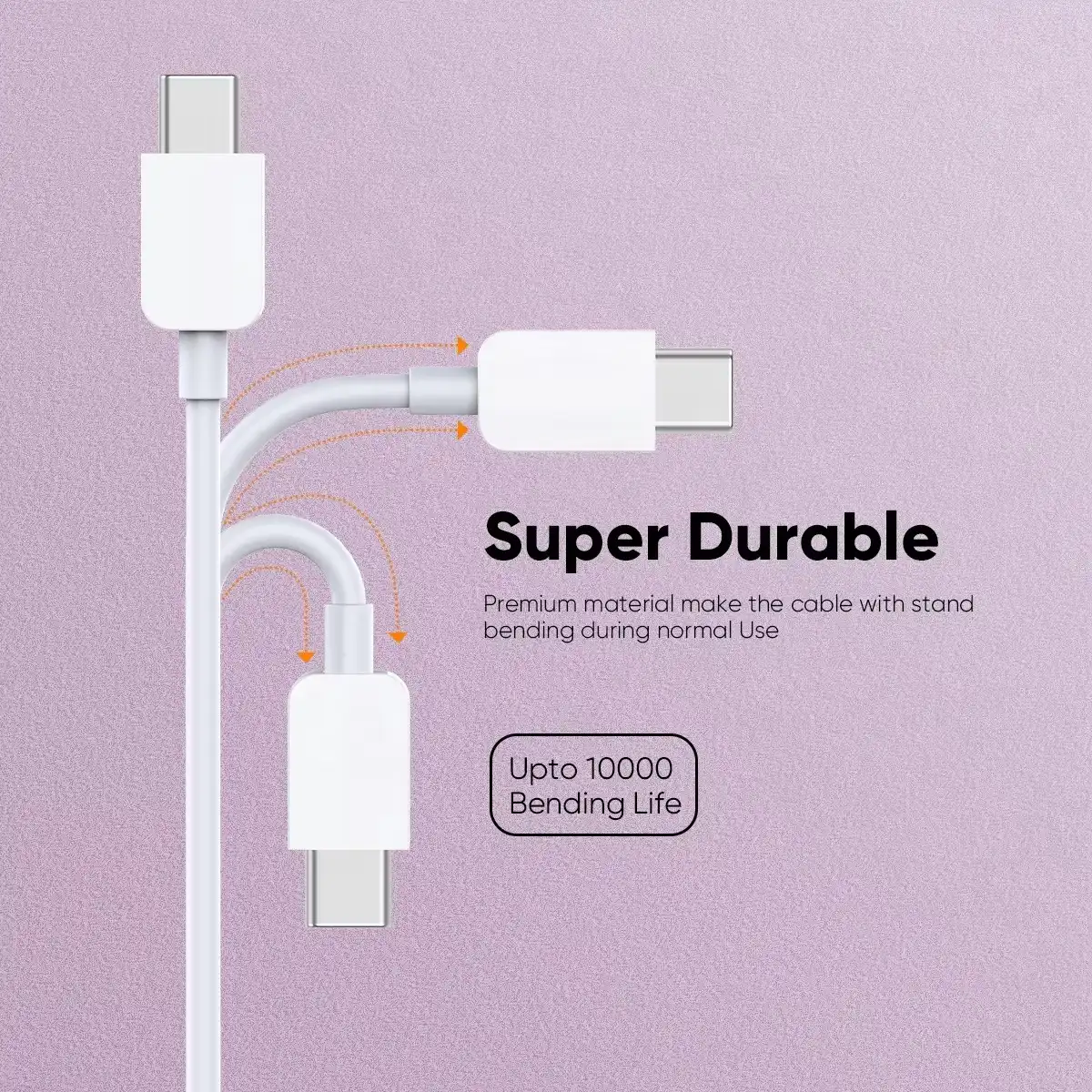 Product image of Vidvie CB412T Micro USB & Type-C Data Cable – 1M Fast Charging & Data Sync Cable 2.1A