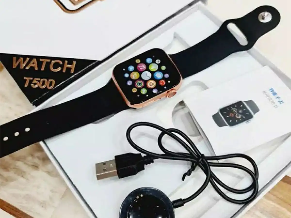 Product image of T500 Smart Watch Bluetooth Calling & Music – Fitness Tracker with Heart Rate, Sports Modes & Notifications
