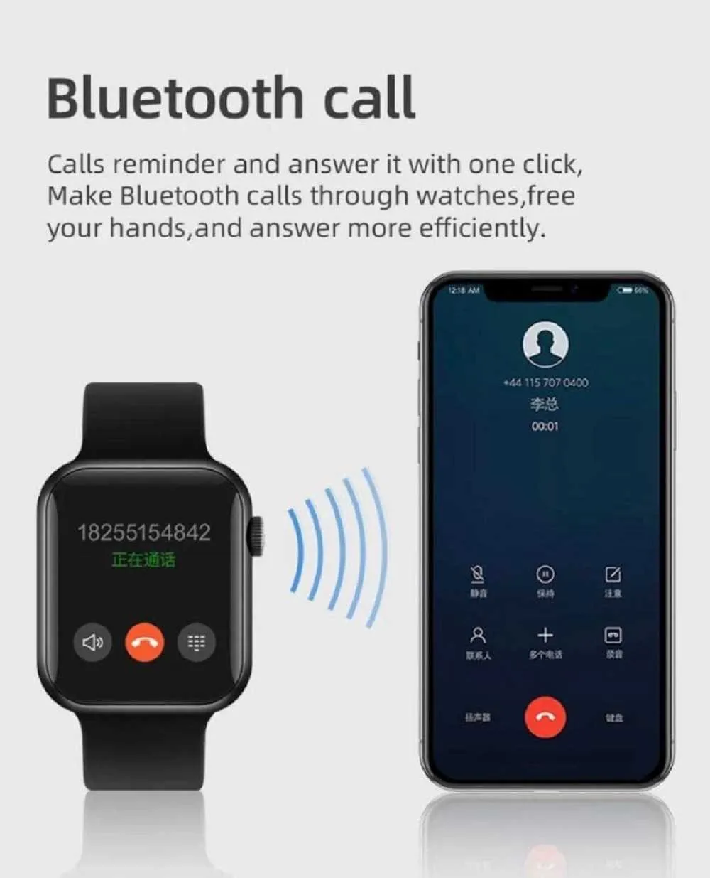 Product image of T500 Smart Watch Bluetooth Calling & Music – Fitness Tracker with Heart Rate, Sports Modes & Notifications