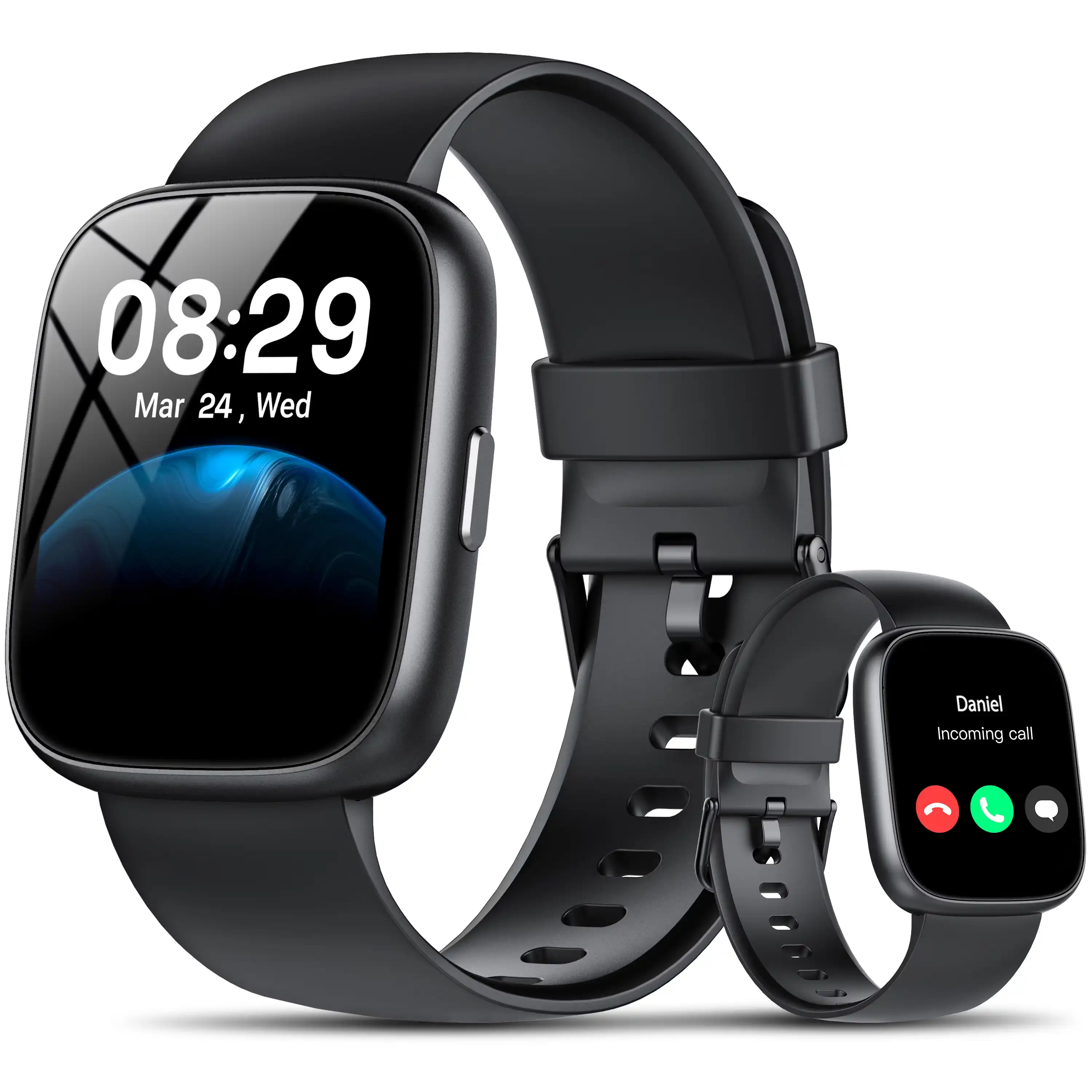 Product image of T55 Smart Watch – 1.54" Full Touch HD Display, IP67 Water Resistant Fitness Tracker for Men & Women