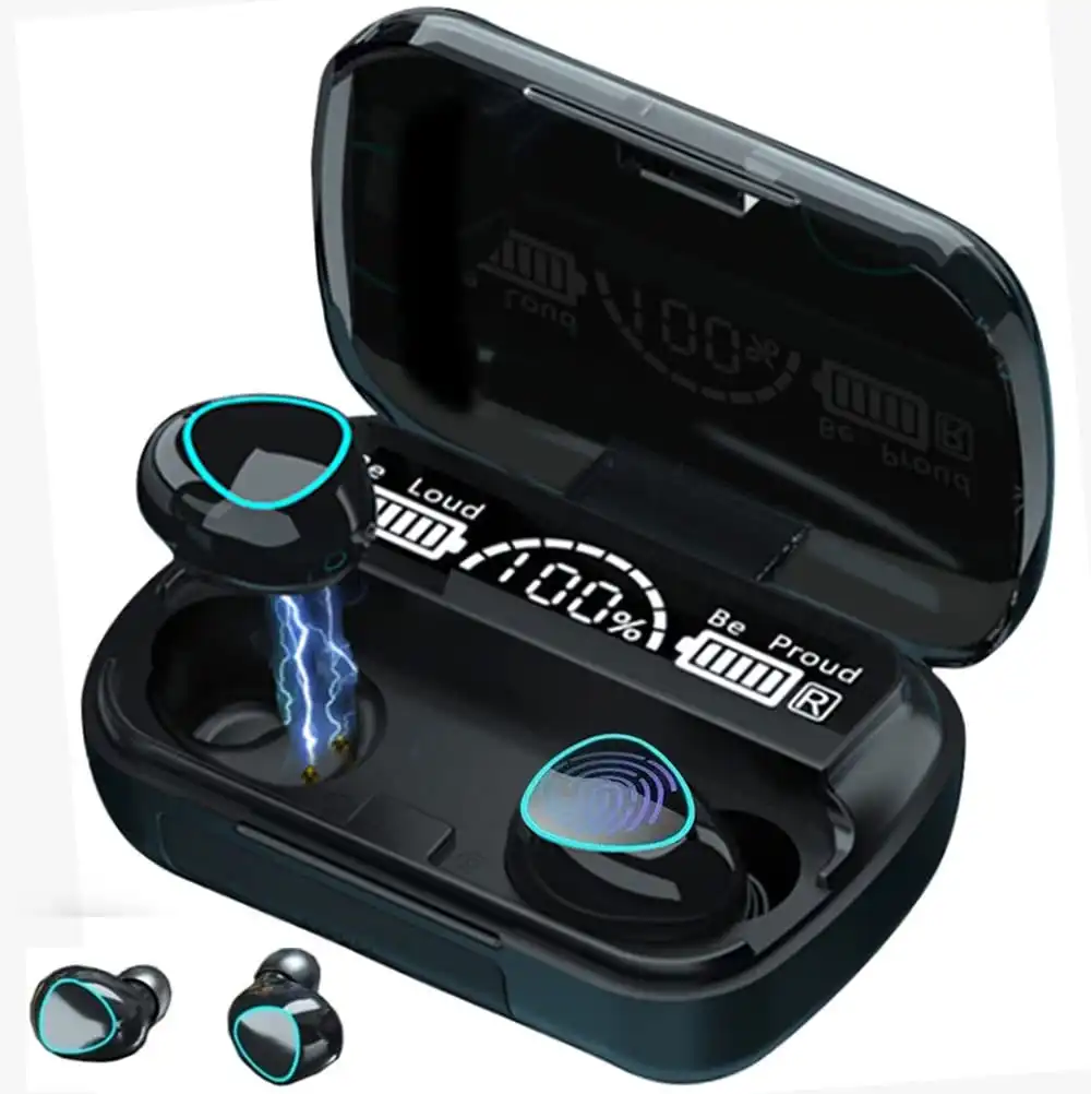 Product image of M10 TWS Wireless Earbuds – Bluetooth 5.0 9D Stereo Sound with Deep Bass, Touch Control & Charging Case