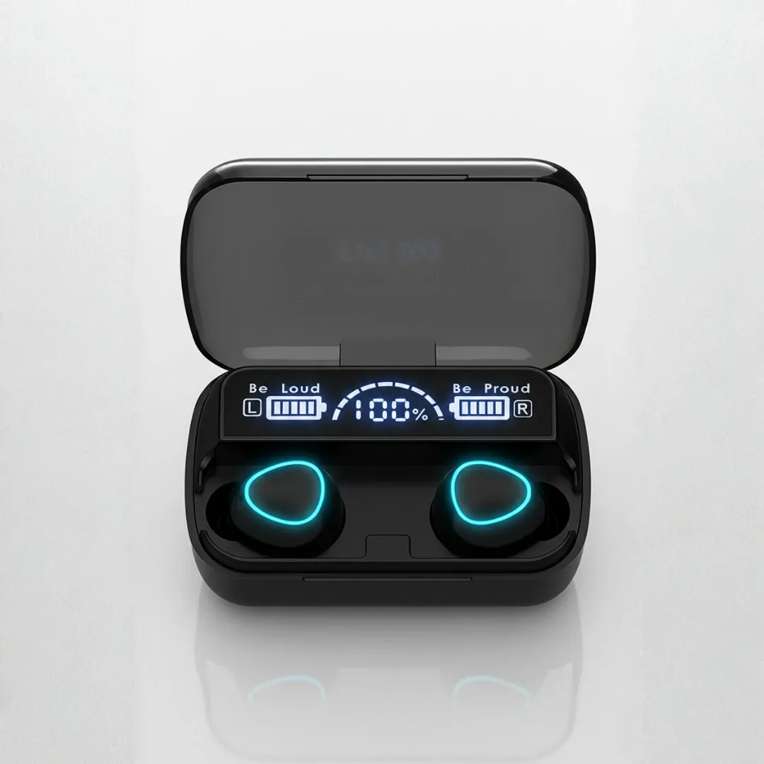 Product image of M10 TWS Wireless Earbuds – Bluetooth 5.0 9D Stereo Sound with Deep Bass, Touch Control & Charging Case