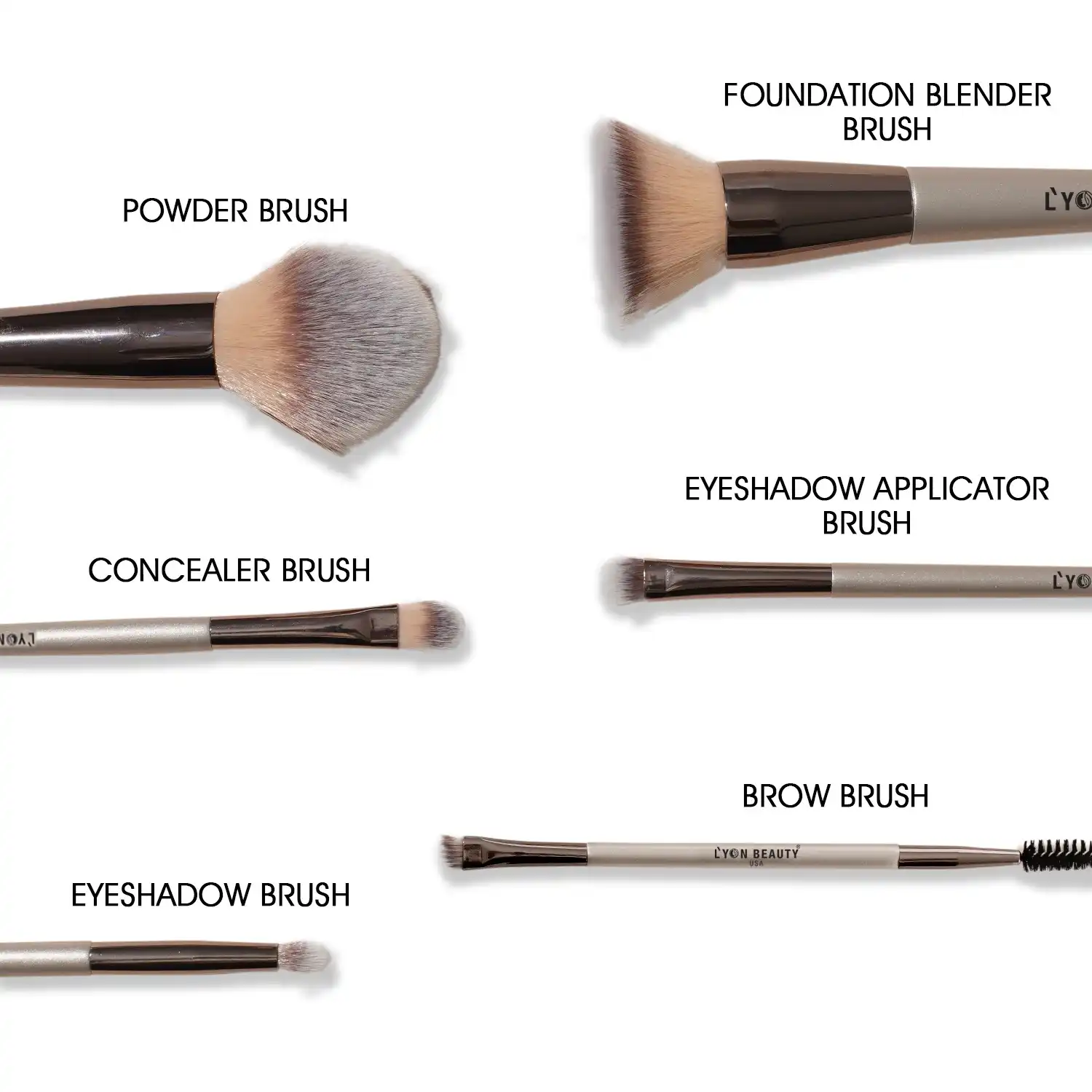 Product image of Professional Face & Eye Brush Set