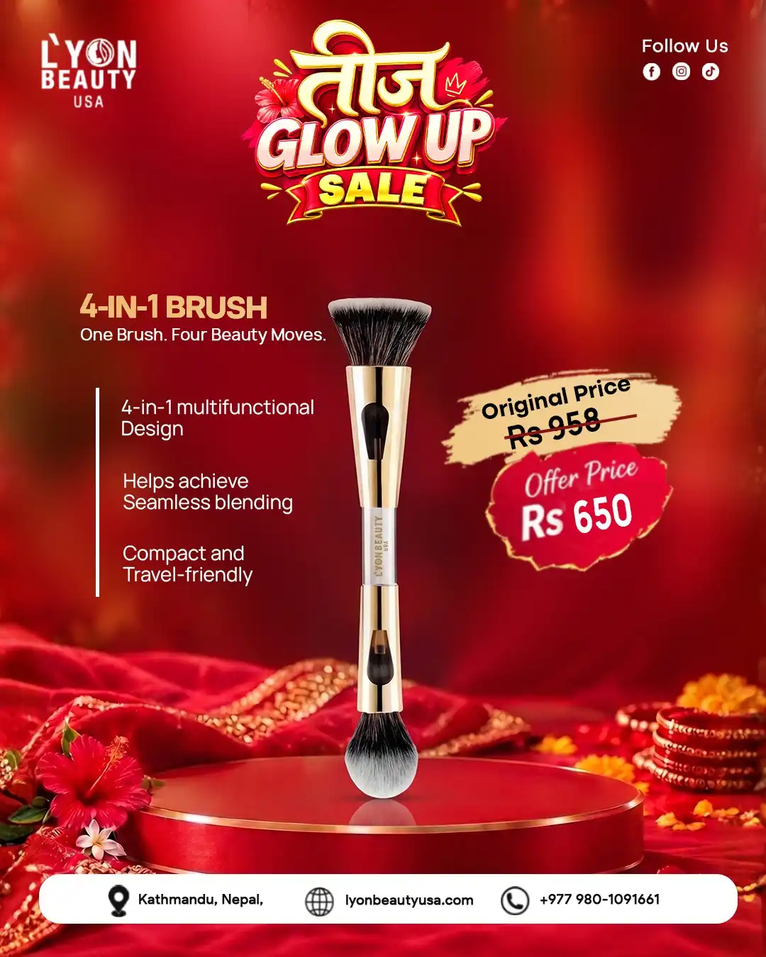 Product image of 4 in 1 Multi-Functional Brush