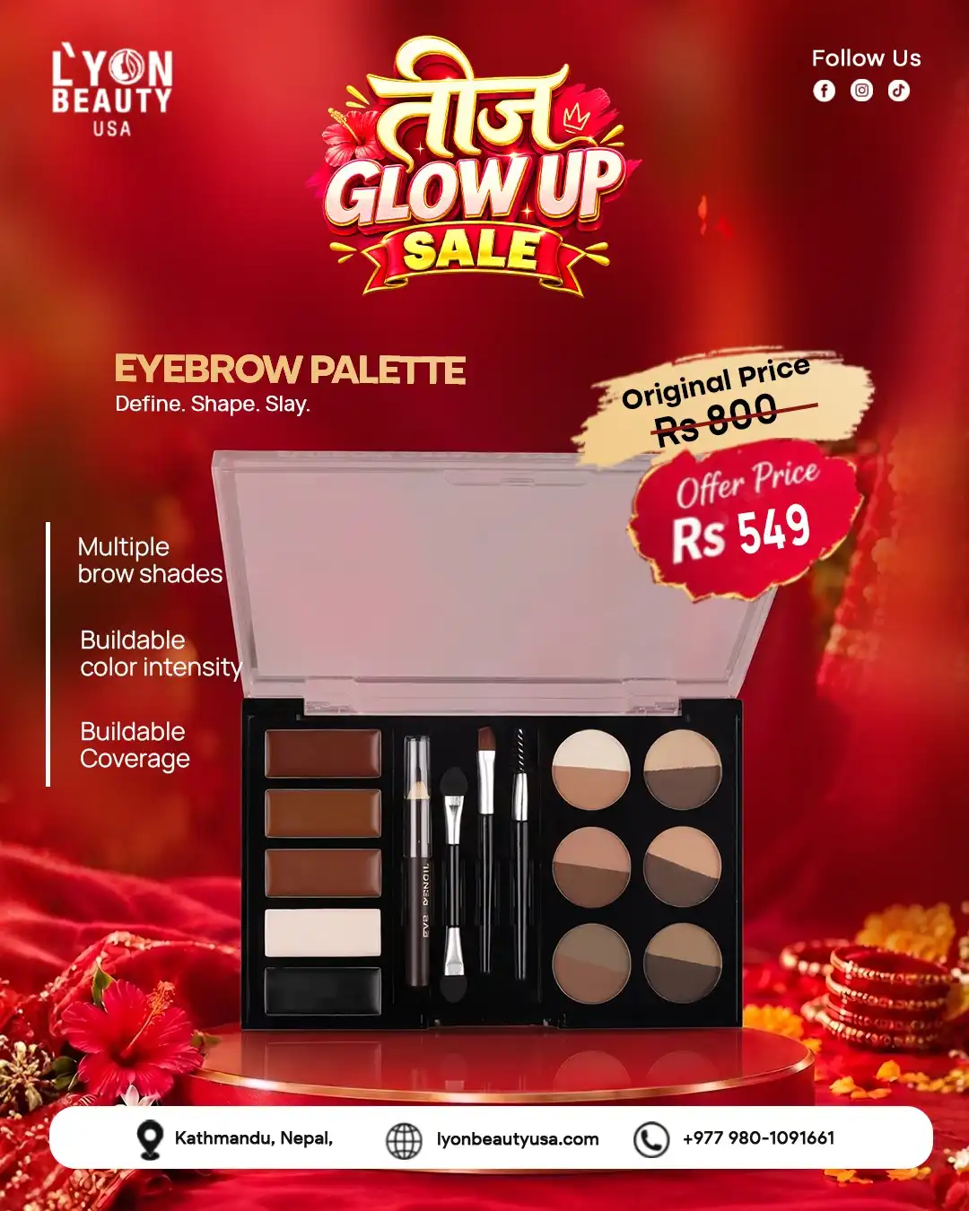 Product image of Eyebrow Cream & Powder Palette