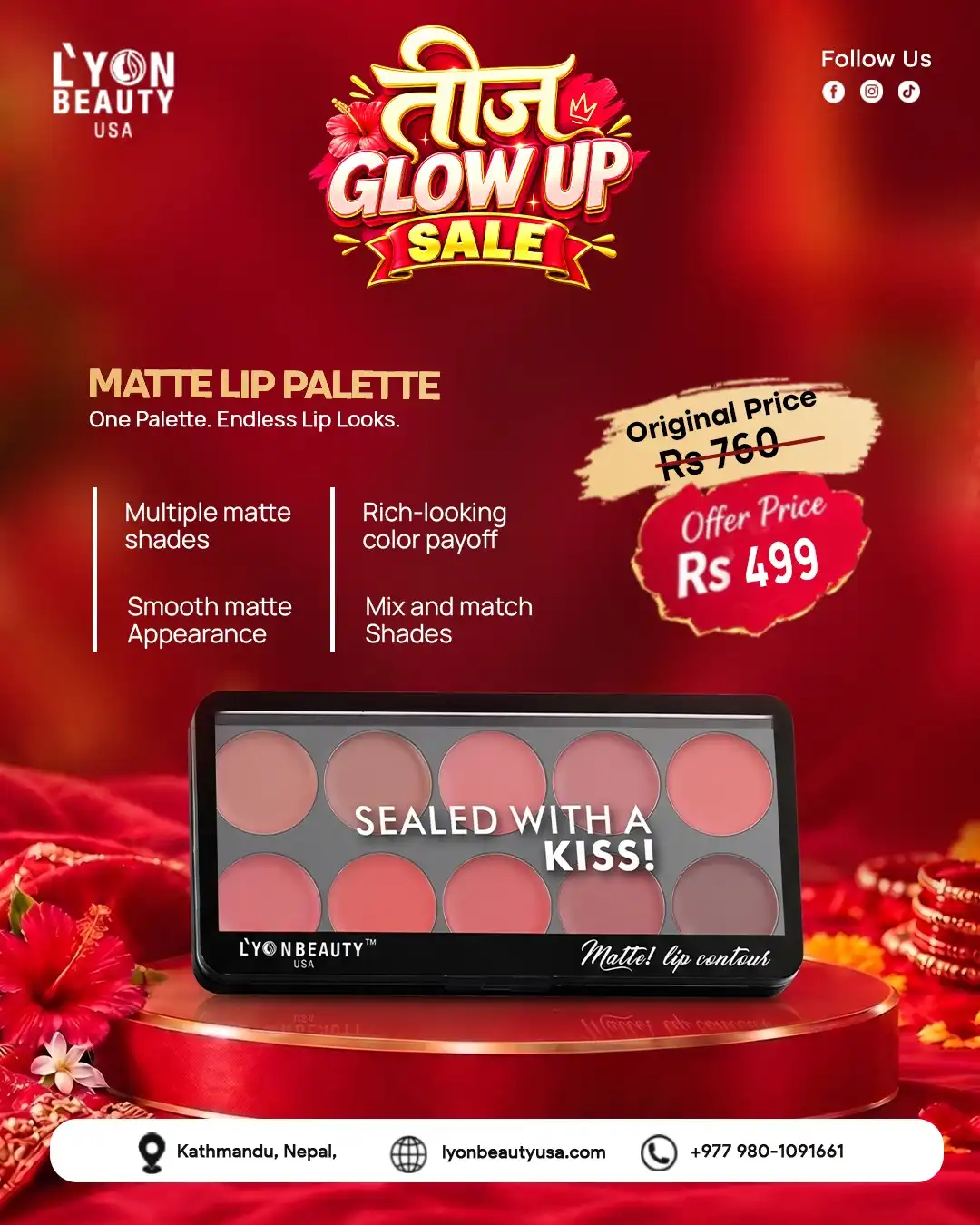 Product image of Matte Lip Palette