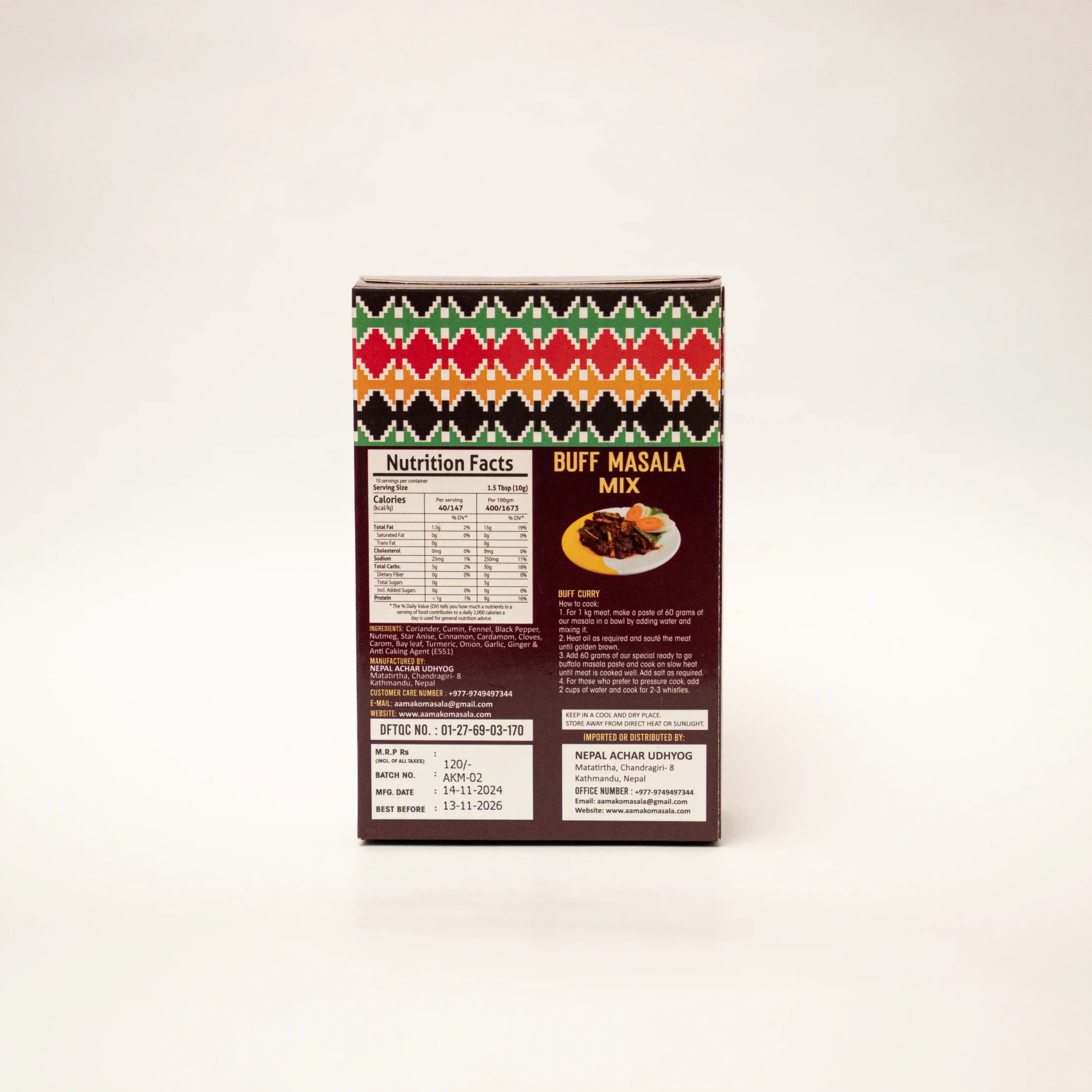 Product image of BUFF MASALA