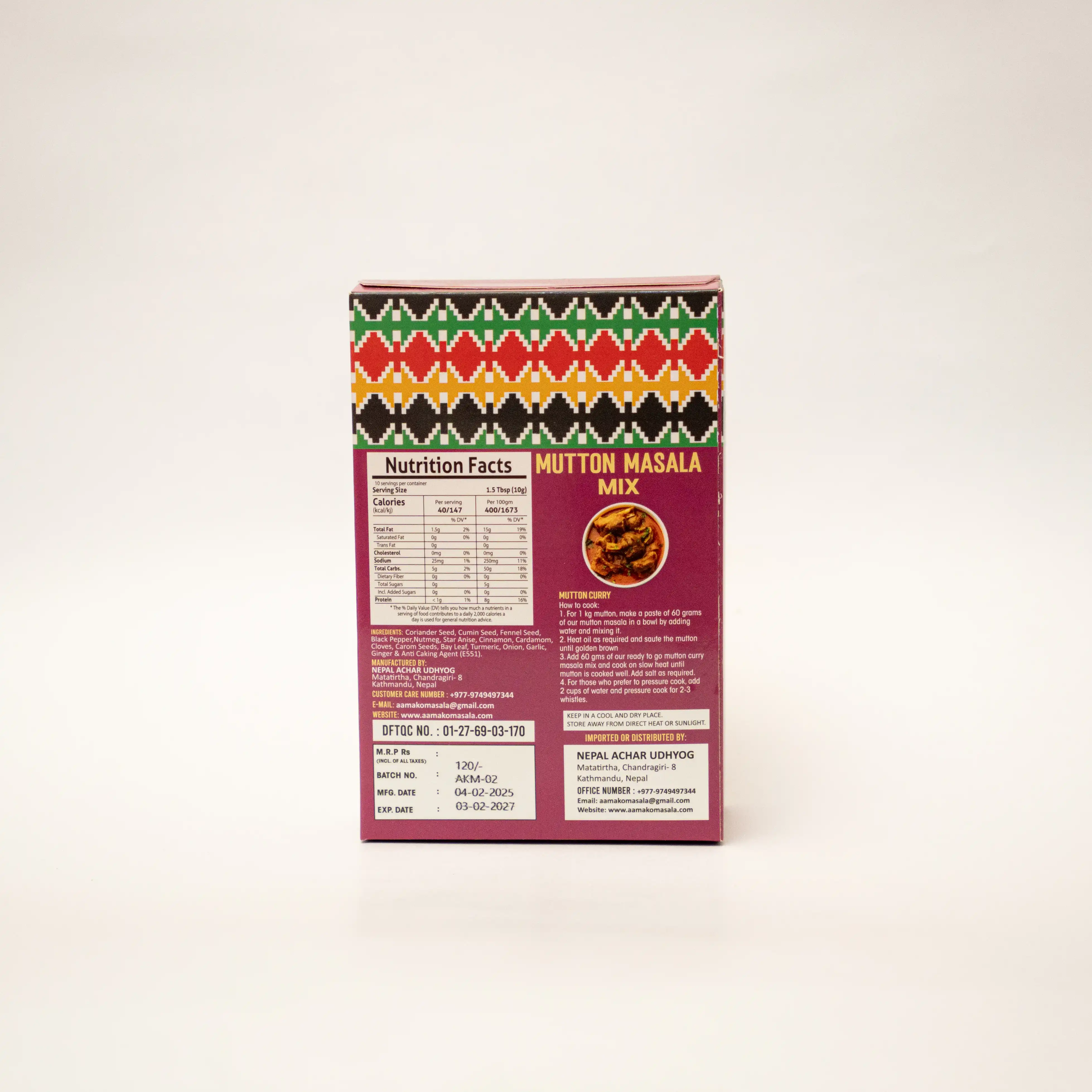 Product image of MUTTON MASALA