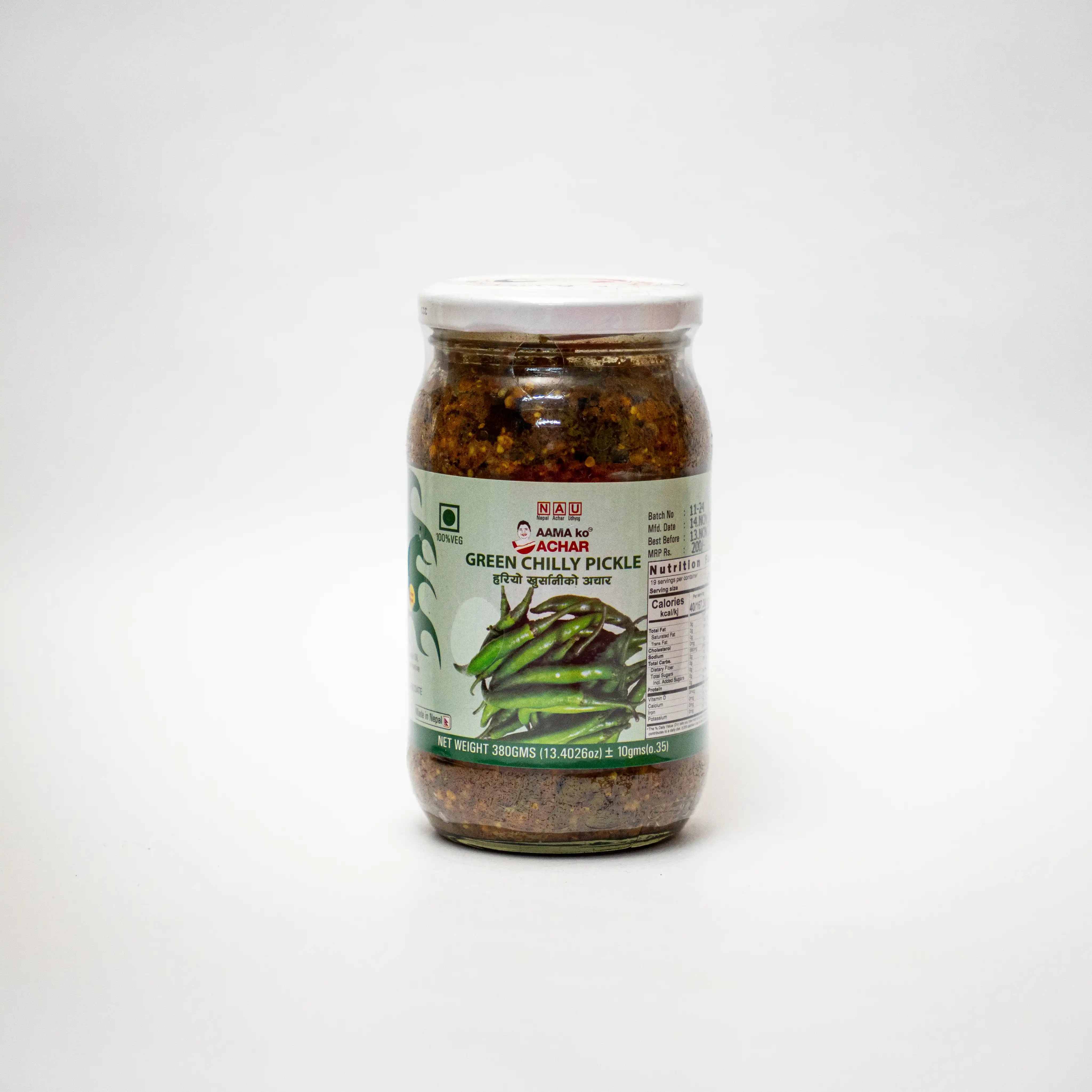 Product image of GREEN CHILLY PICKLE