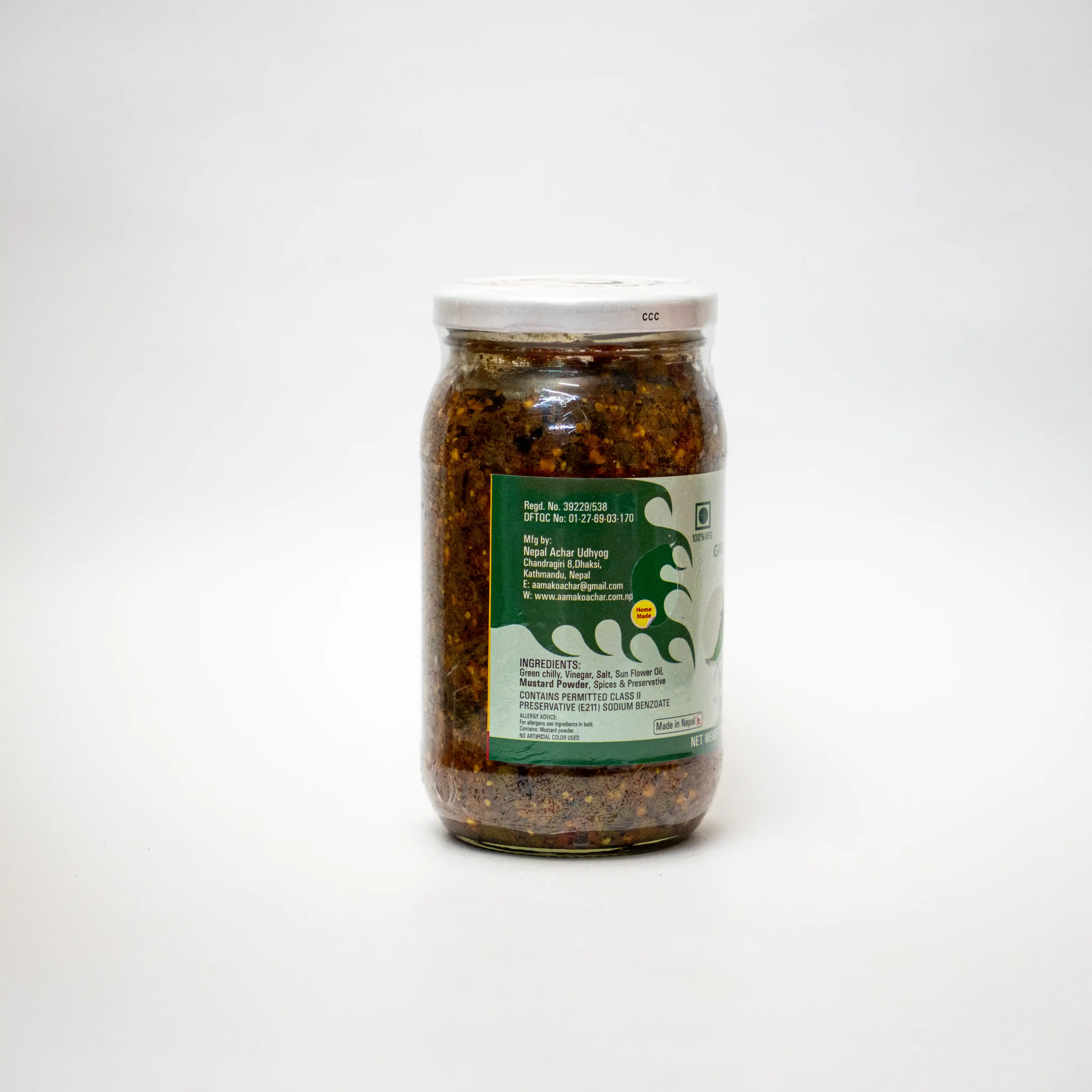 Product image of GREEN CHILLY PICKLE