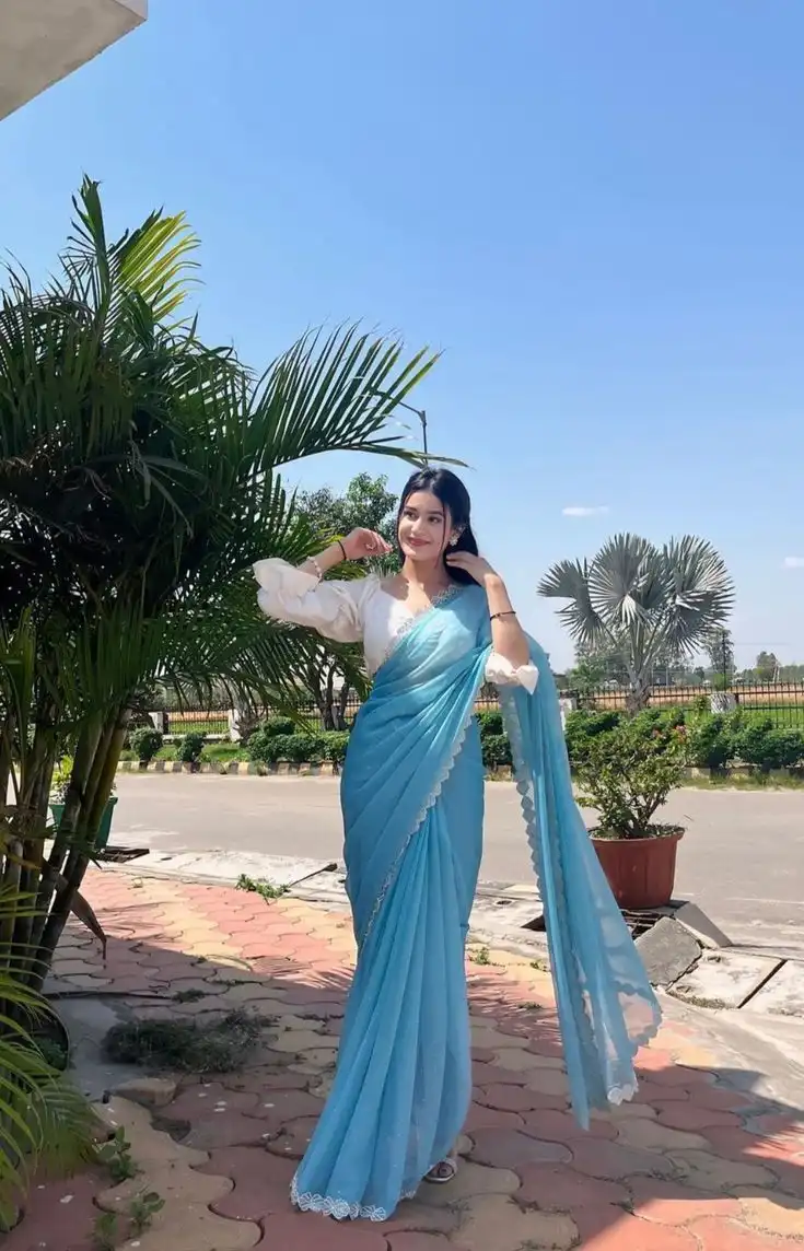 Product image of Blue Saree