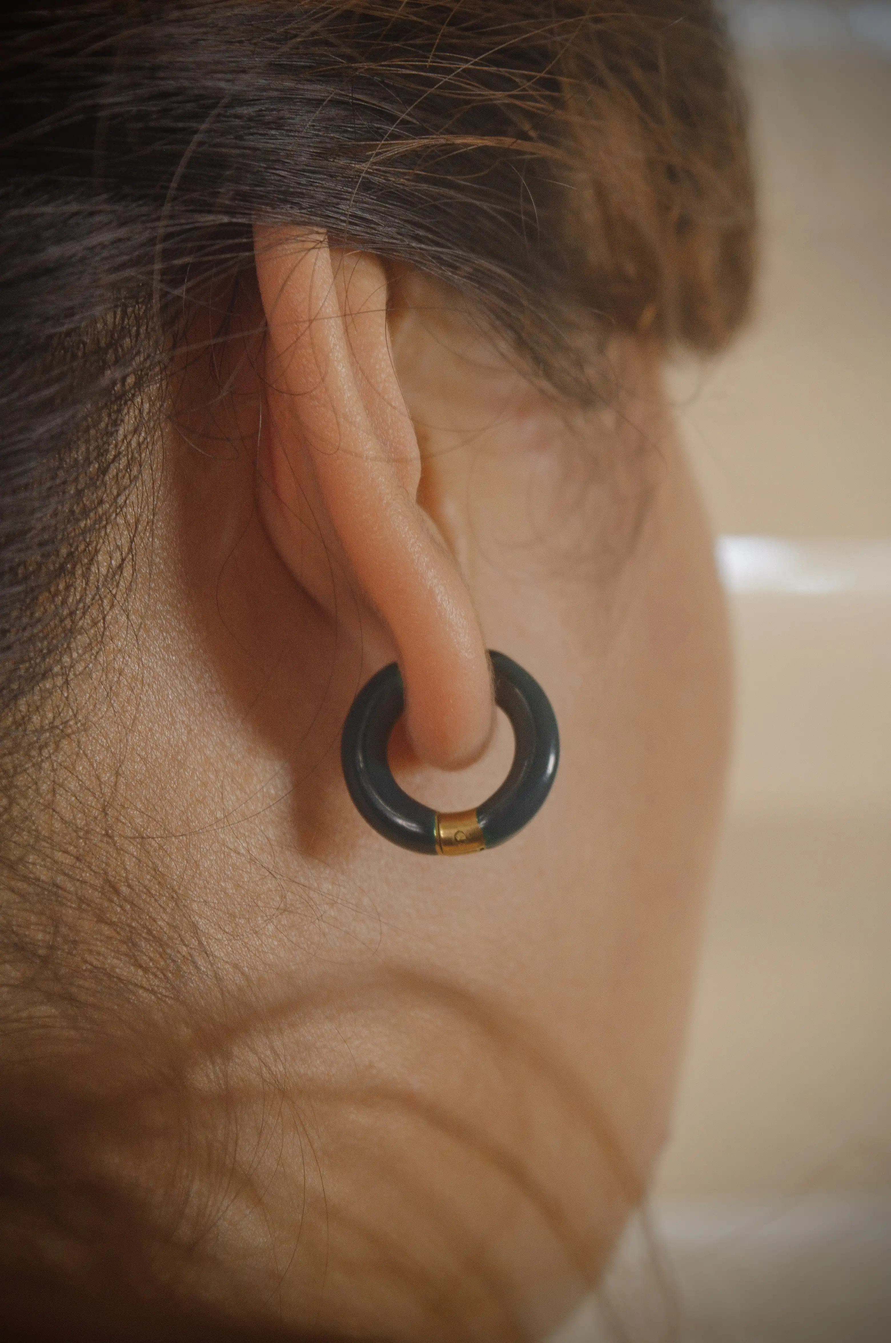 Product image of Oil Drop Enamel Hoops