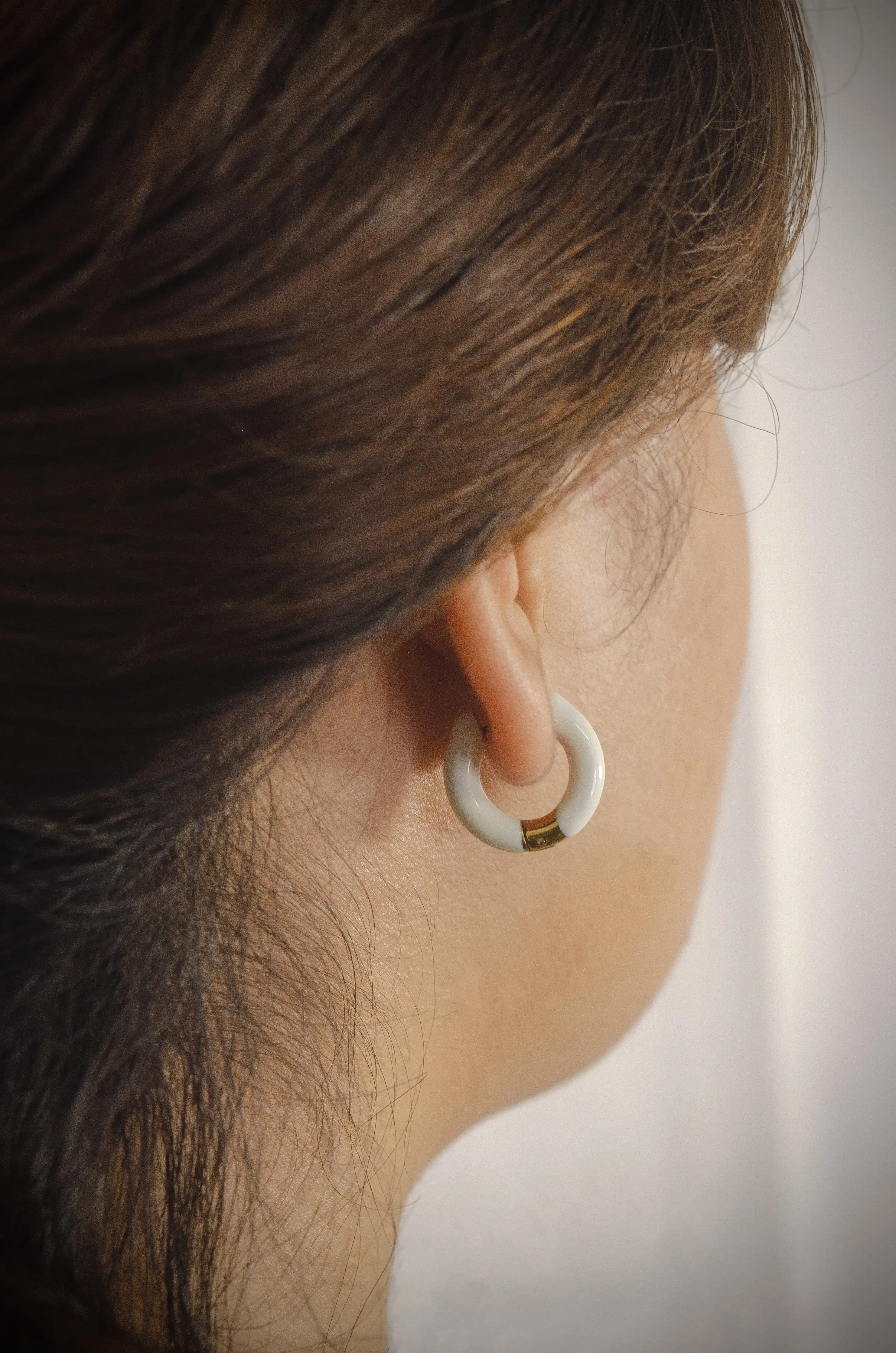 Product image of Oil Drop Enamel Hoops