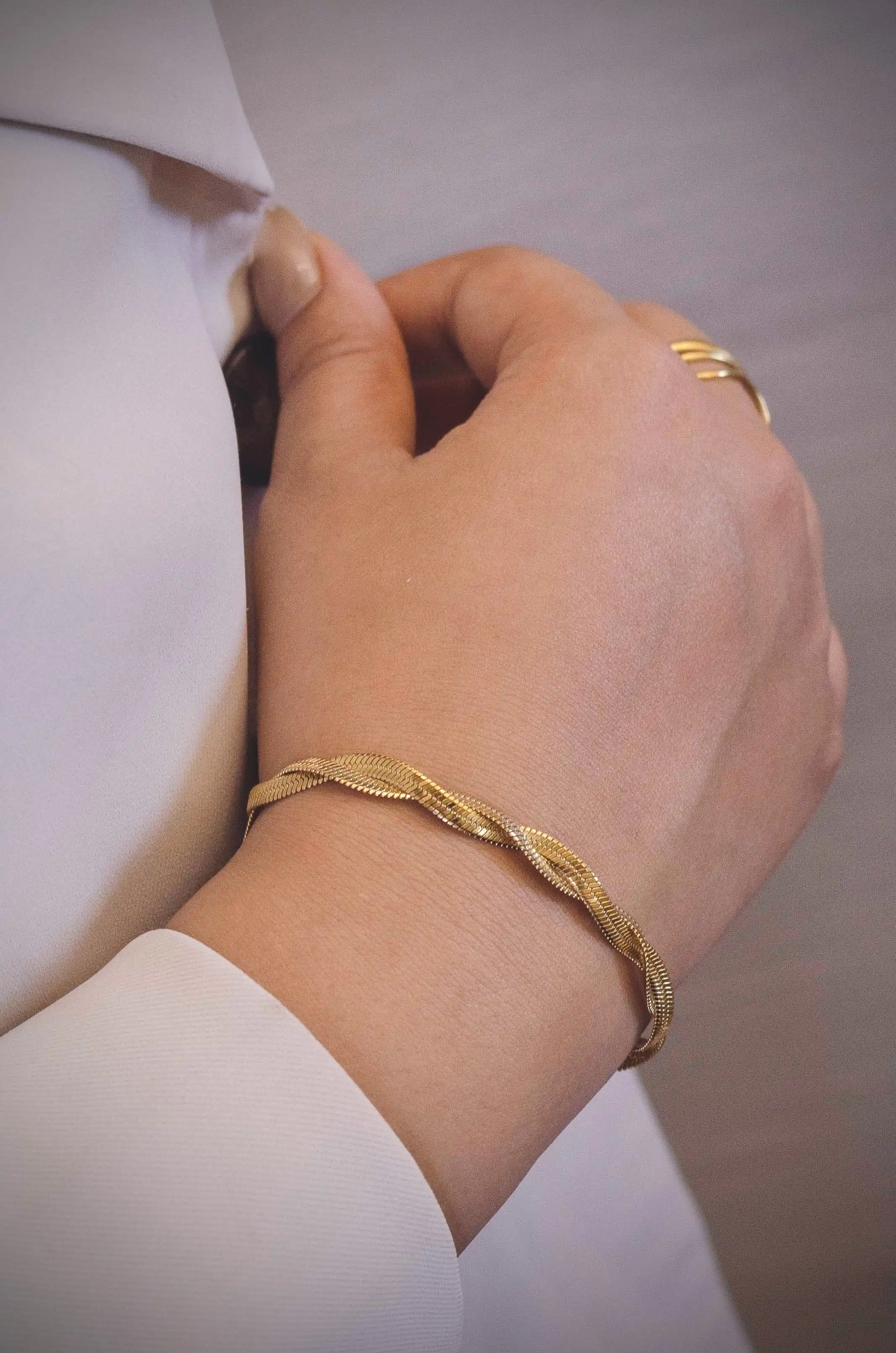 Product image of Twisted Herringbone Bracelet