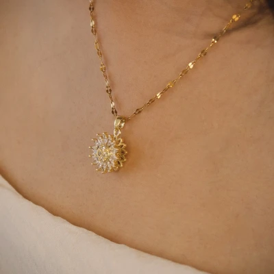 Sunflower Pendant