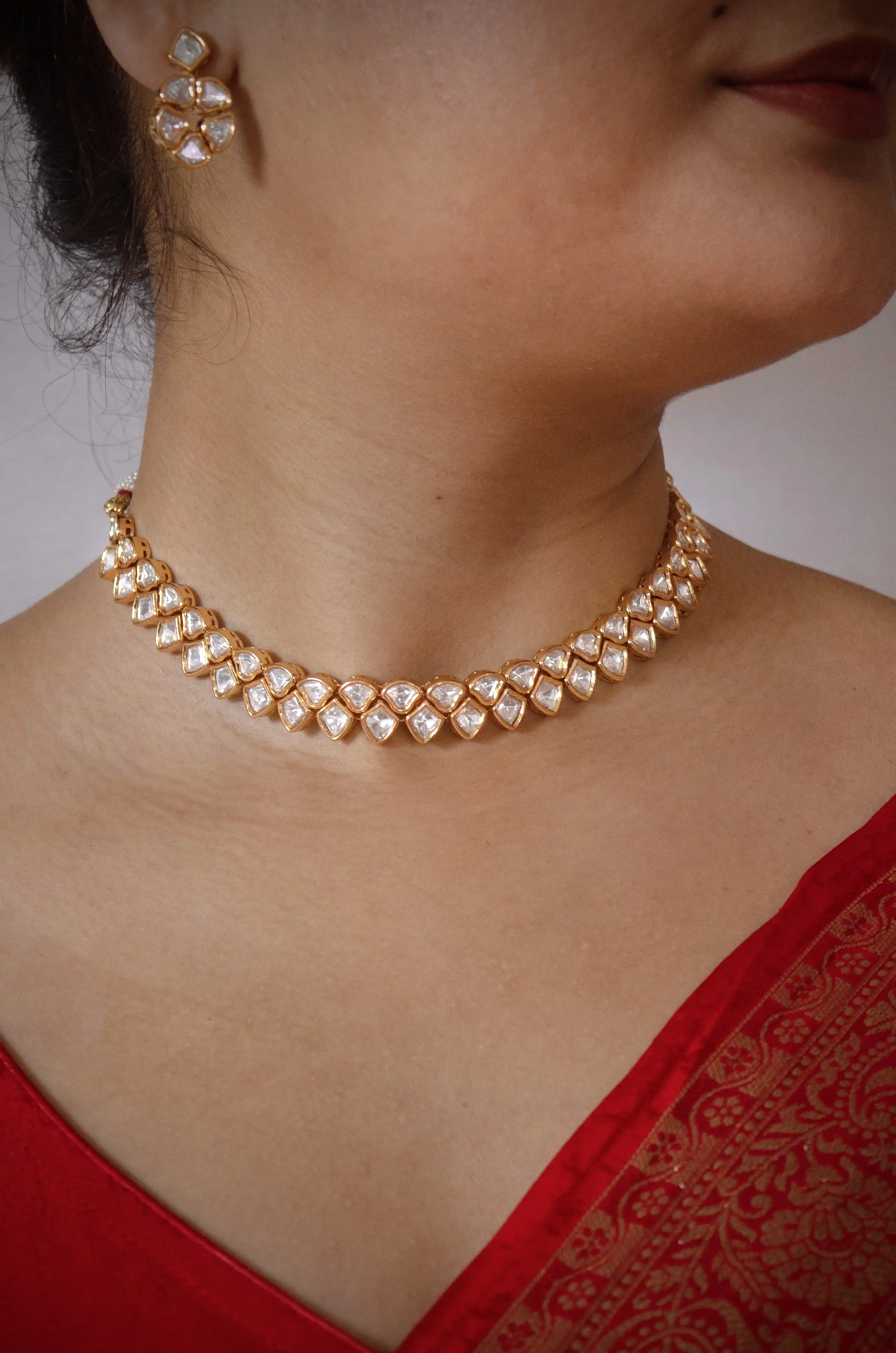 Product image of Versatile Kundan Choker Necklace Set