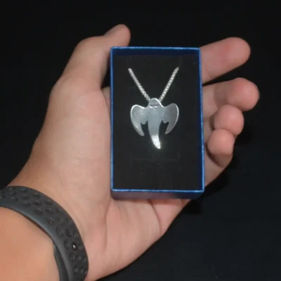 Silver Ghost Pendent/Charm